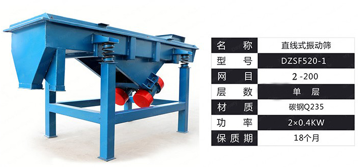 直線振動(dòng)篩層數(shù)、精度、功效的講析